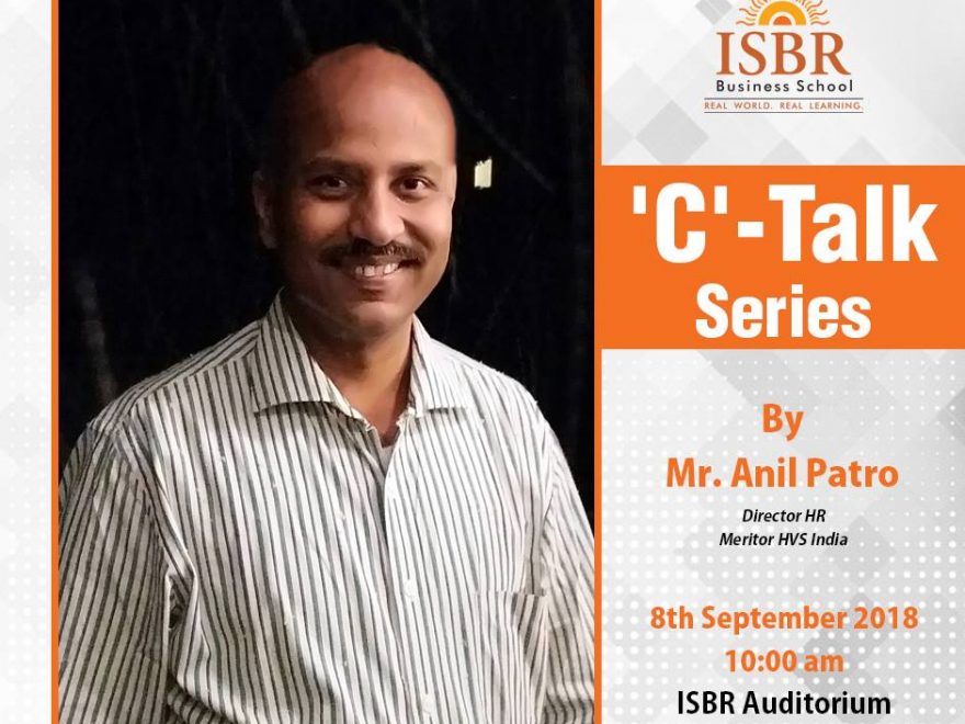 C-Talk By Anil Patro At ISBR