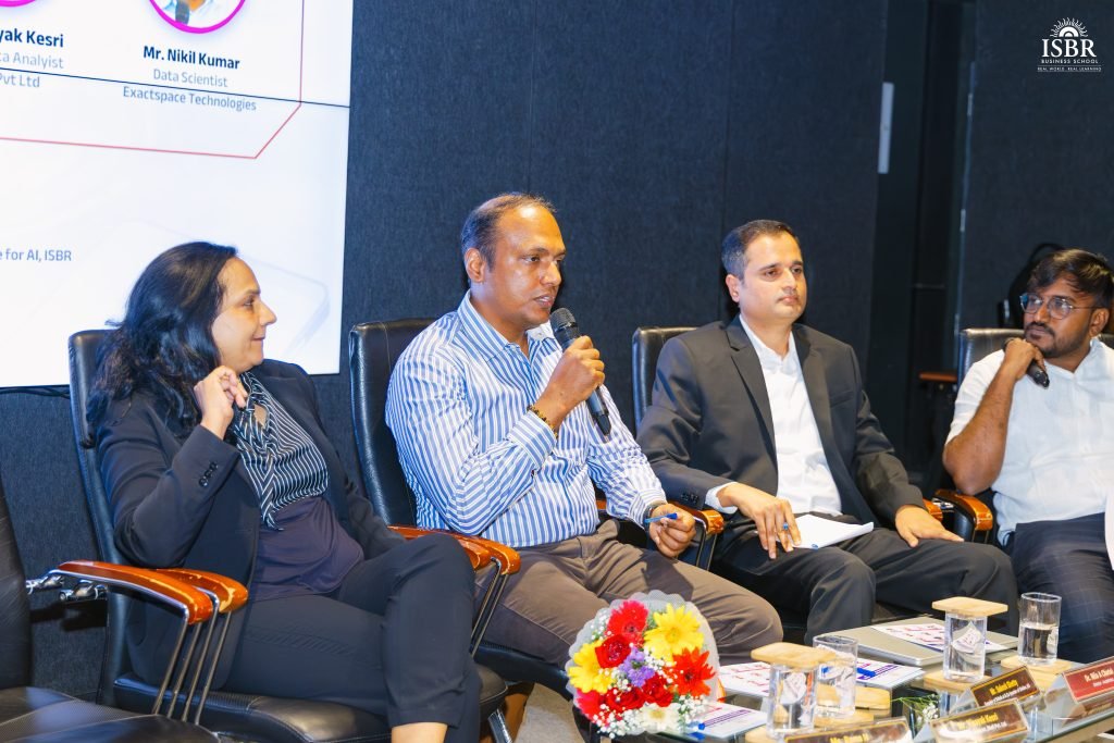 Panel speakers sharing insights on digital transformation and employability in AI era
