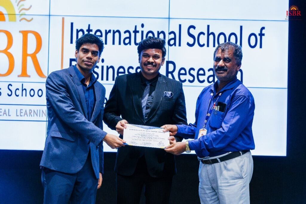 Inaugural session of ISBR International AI Conference 2025 highlighting AI-powered management frameworks for sustainability