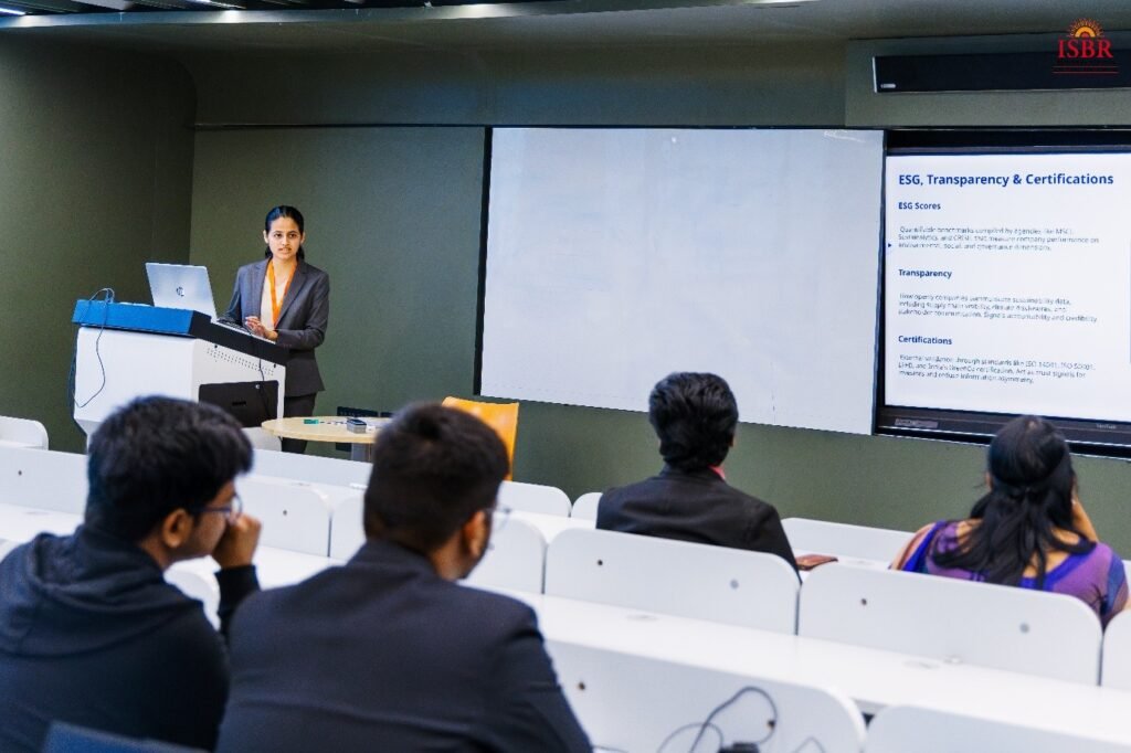 Inaugural session of ISBR International AI Conference 2025 highlighting AI-powered management frameworks for sustainability