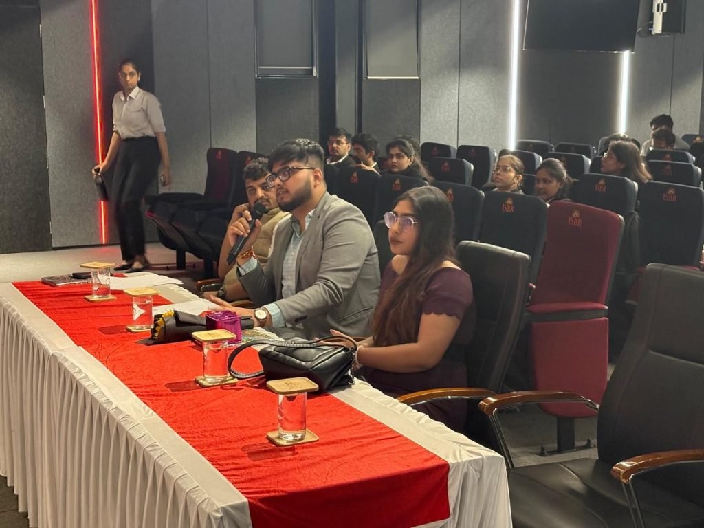 “Alumni engagement session at ISBR Business School promoting industry exposure and negotiation skills”