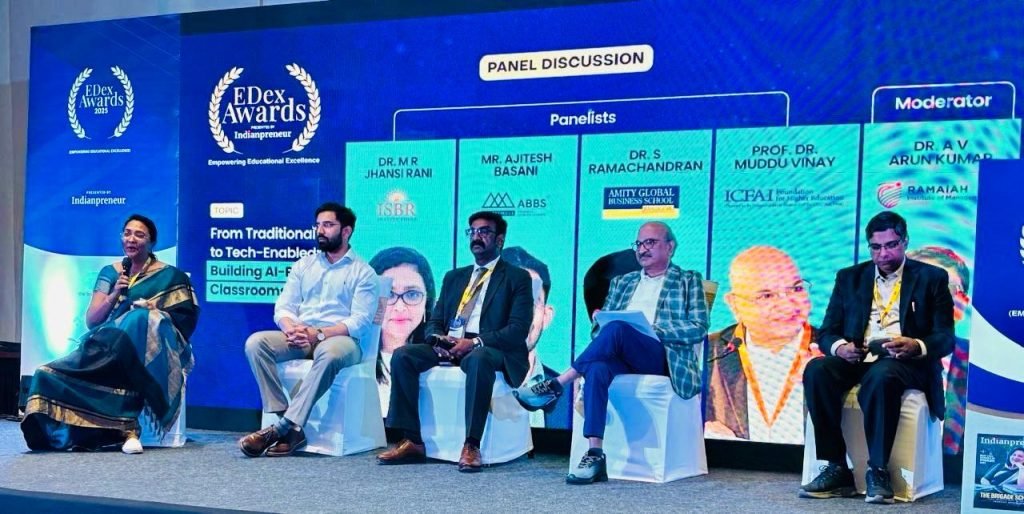 AI-ready classrooms in higher education showcased at EDex Awards 2025 with ISBR leadership panel discussion