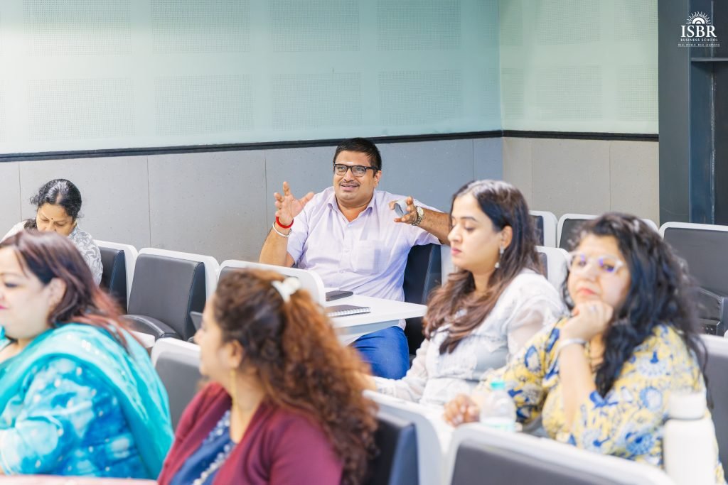 Faculty members participating in an interactive Faculty Development Programme