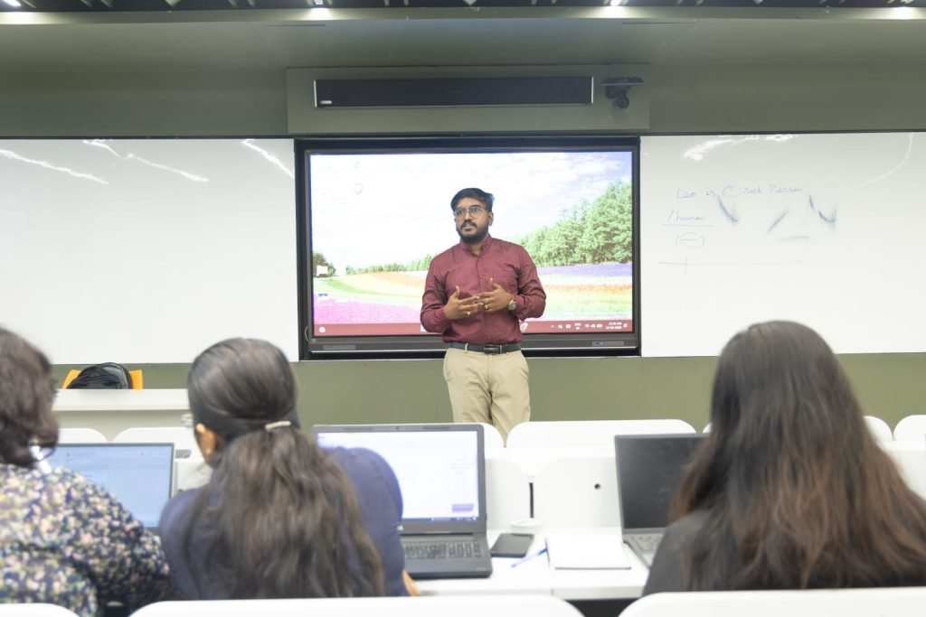Faculty members attending an AI for Management Educators workshop at ISBR Business School Bengaluru