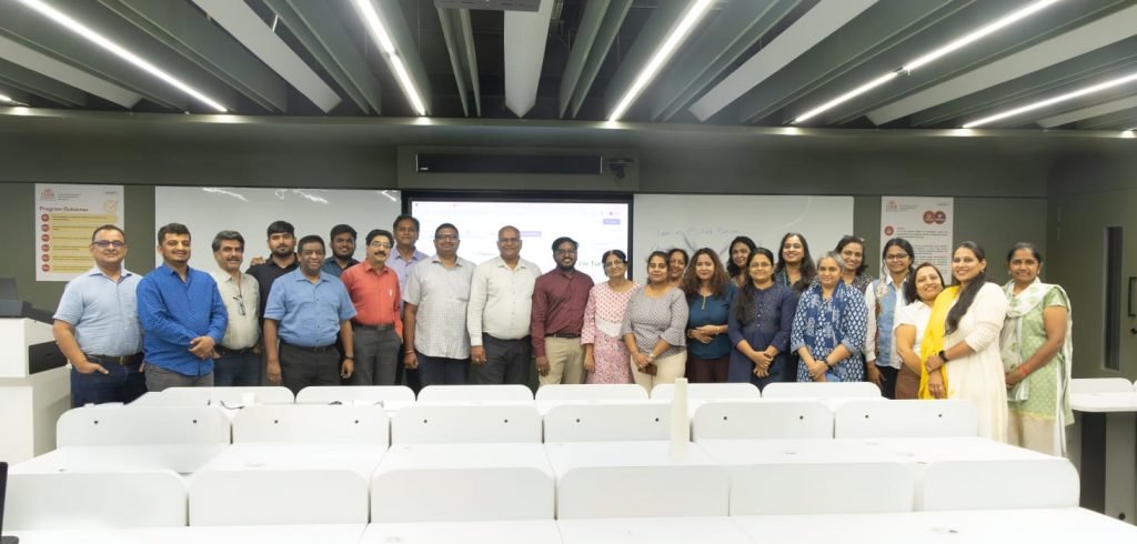 Faculty members attending an AI for Management Educators workshop