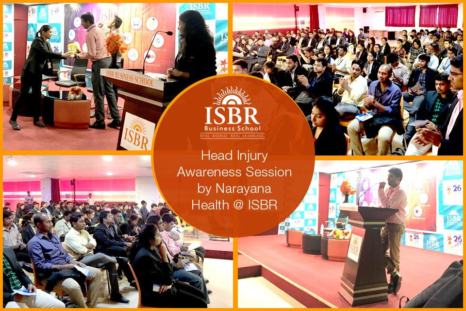 Head Injury Awareness Session @ ISBR in association with Narayana Hrudyalaya
