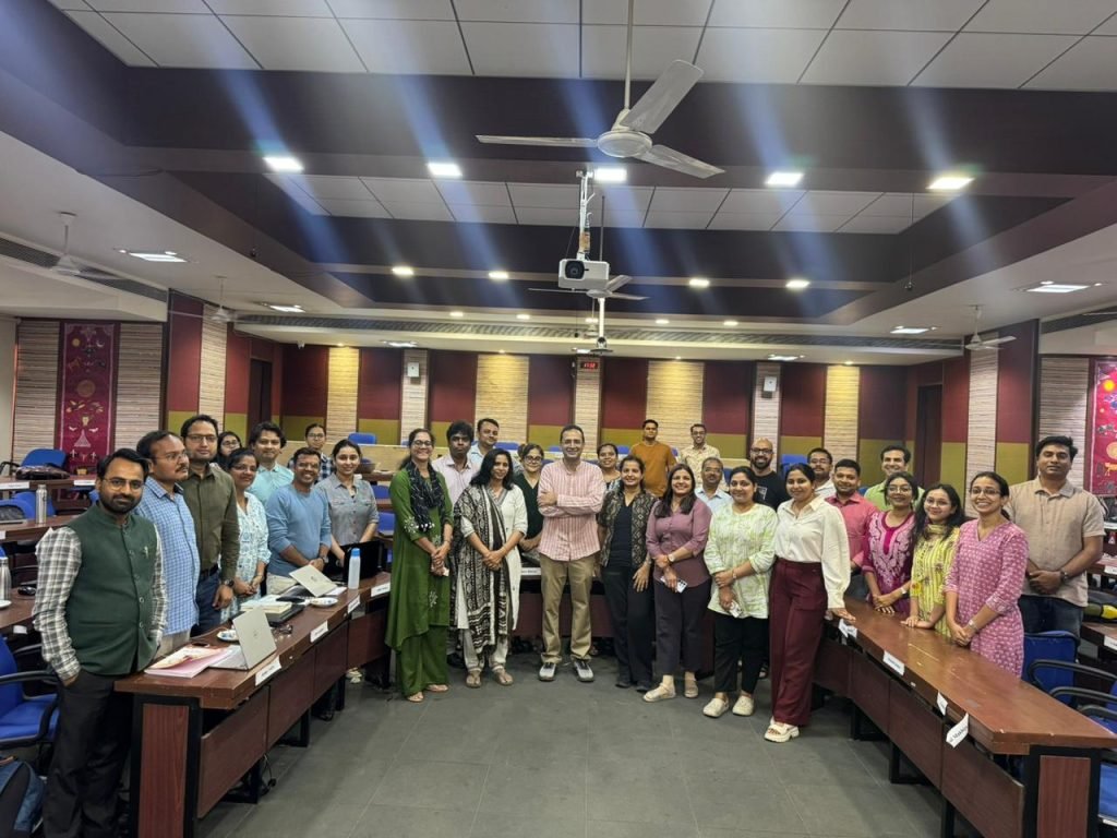 FDP participants at IIM Indore engaging in academic collaboration and cultural exploration during a professional development journey.