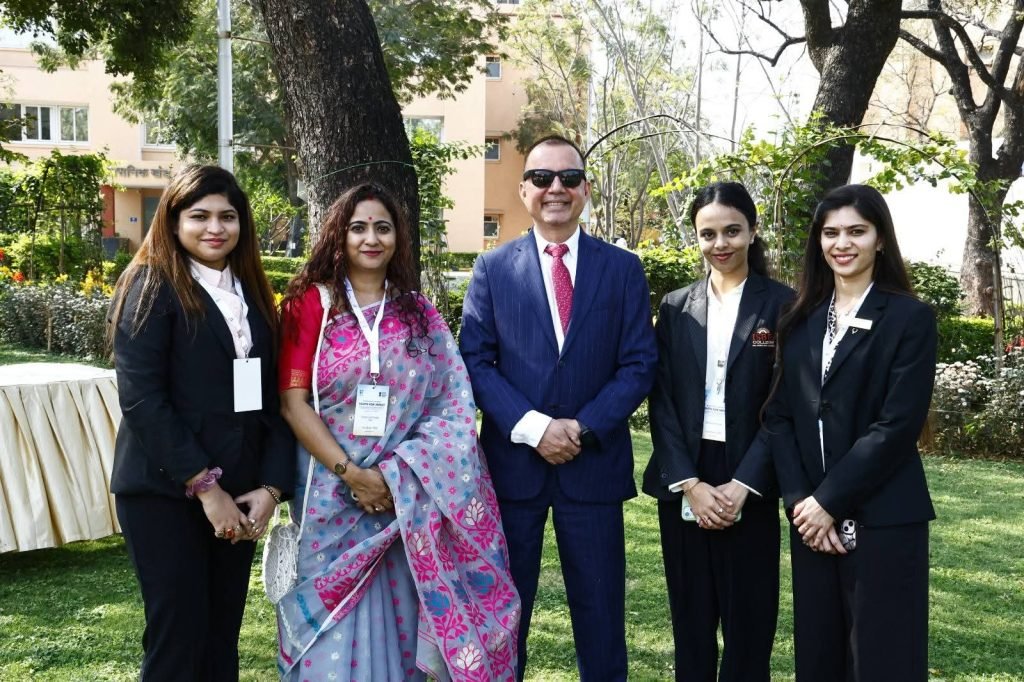 Participants presenting research at the International Conference on Youth for Impact IIM Indore