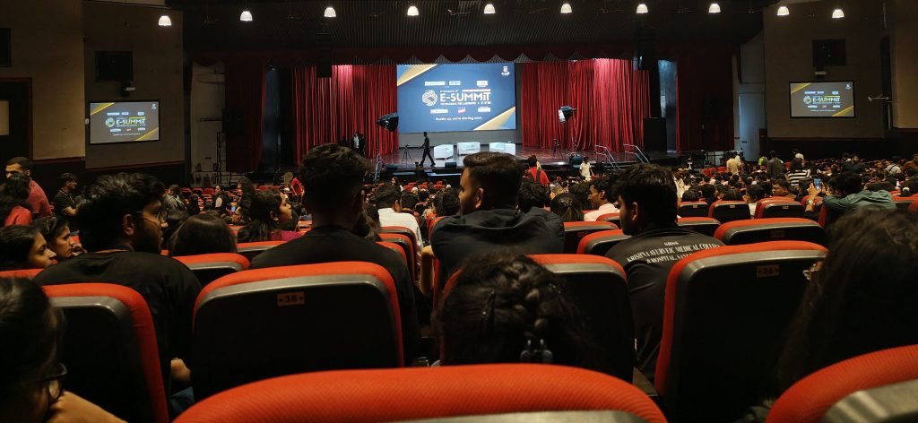 MBA students from ISBR College participating in E-Cell IIT Bombay E-Summit entrepreneurship competition