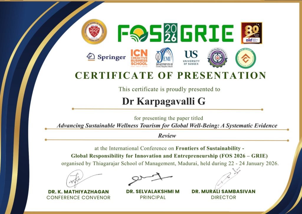 International Research Conference FOSGRIE 2026 promoting global research and innovation.